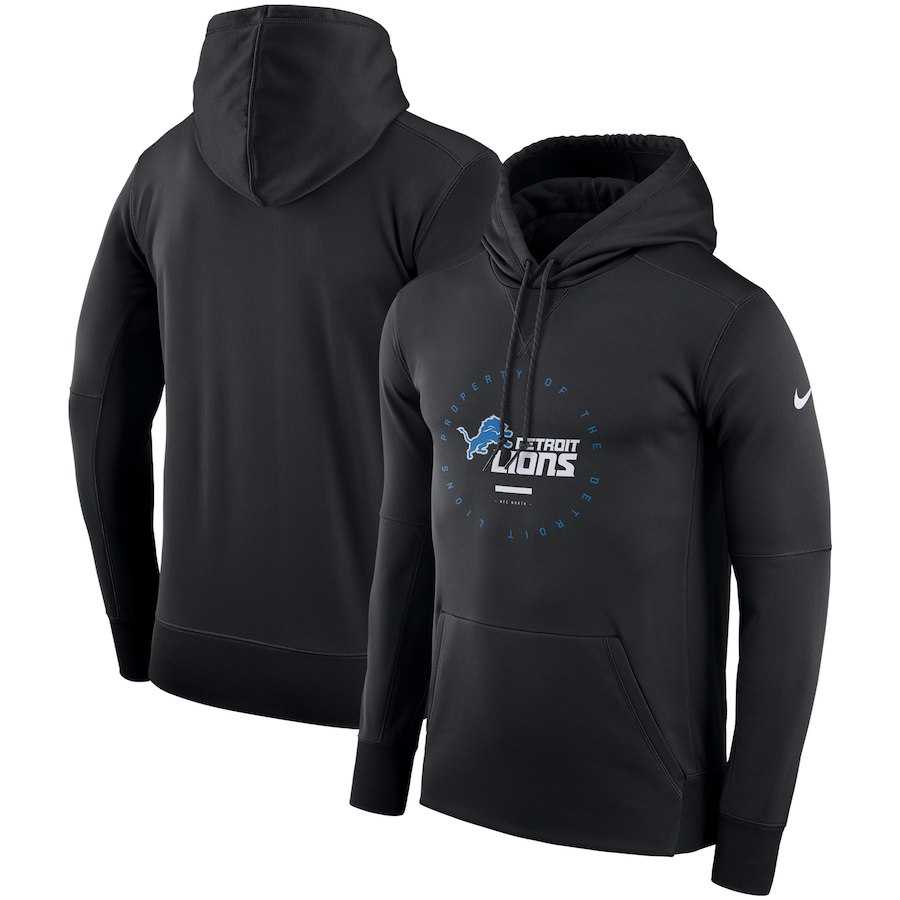 Men's Detroit Lions Nike Sideline Property Of Wordmark Logo Performance Pullover Hoodie Black,We sell and wholesale Men's Detroit Lions Nike Sideline Property Of Wordmark Logo Performance Pullover Hoodie Black on line form chian!